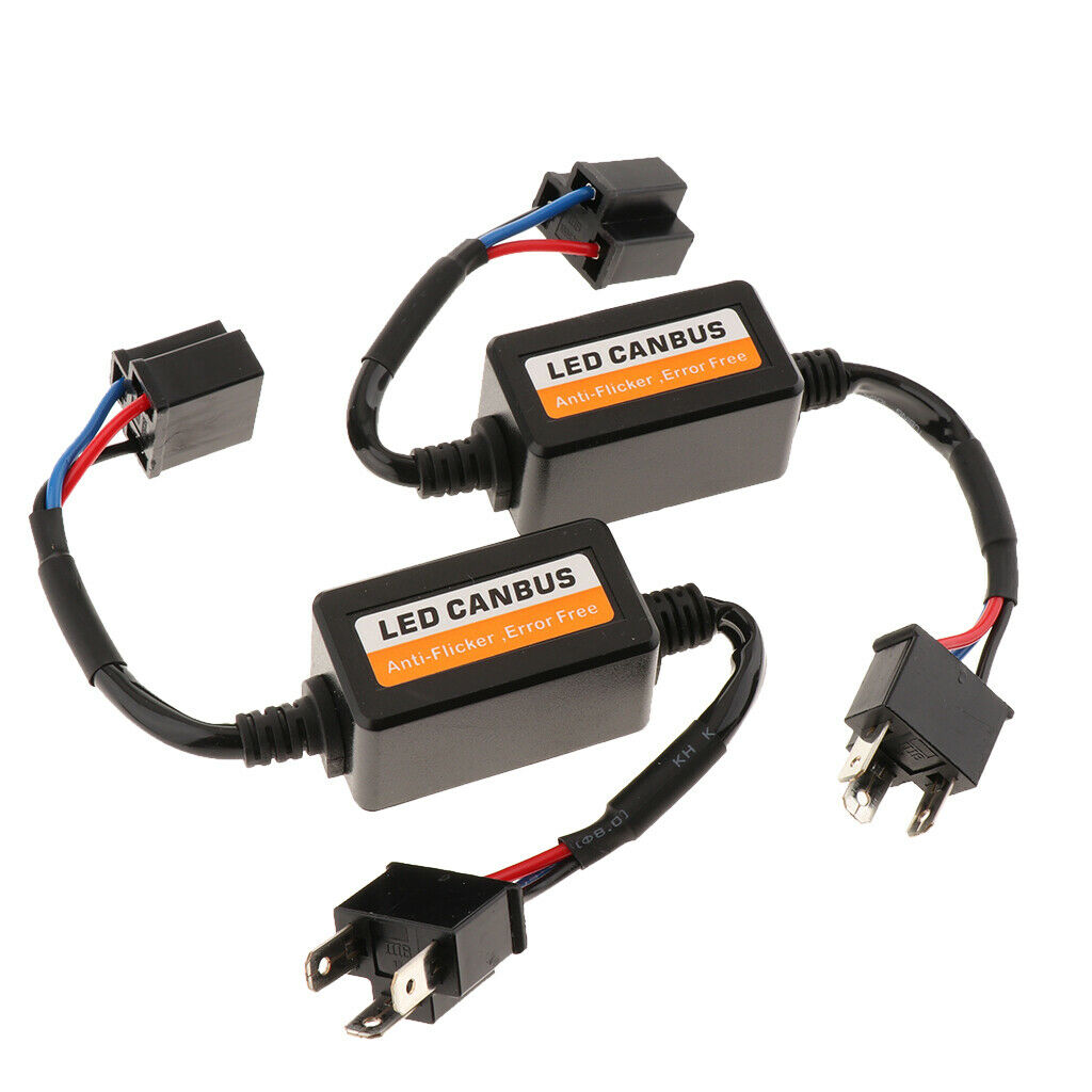 2 Pieces H4 LED Conversion Kit Headlight Canbus Error Free Anti Flickering