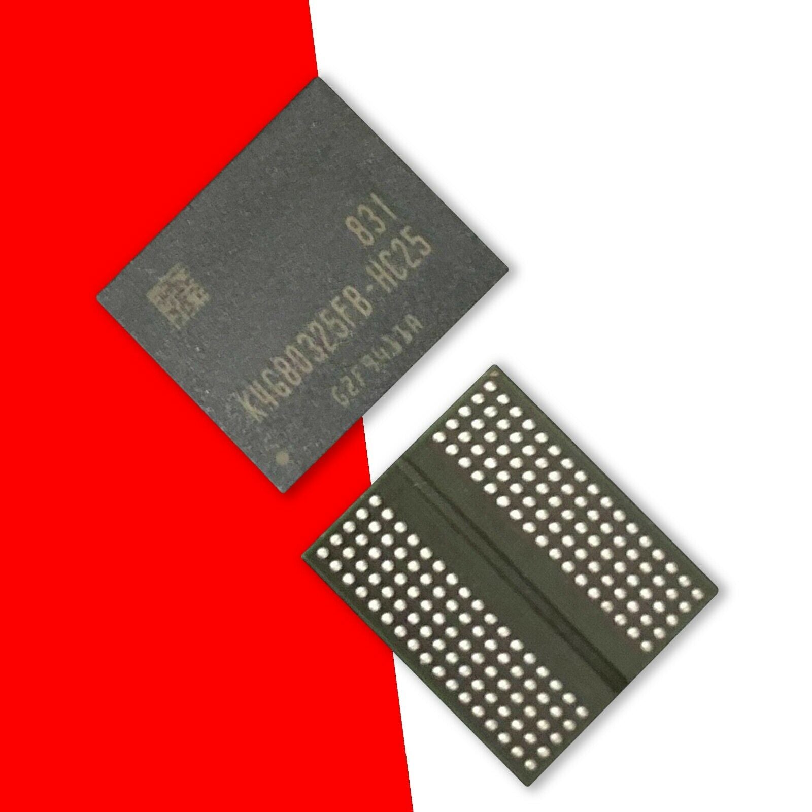 1PC Brand New K4G80325FB-HC25 BGA IC Chipset Black with Solder Balls