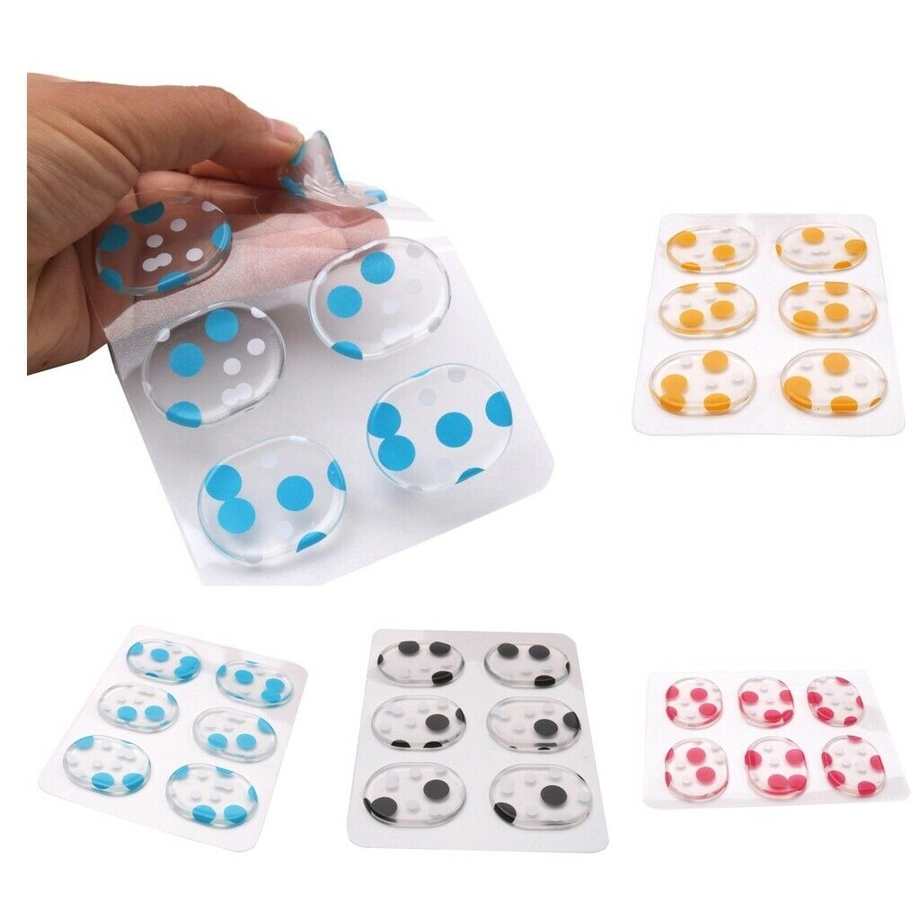 6Pcs Drum Dampening Control Gel Pads Drum Dampener Tone Control Yellow