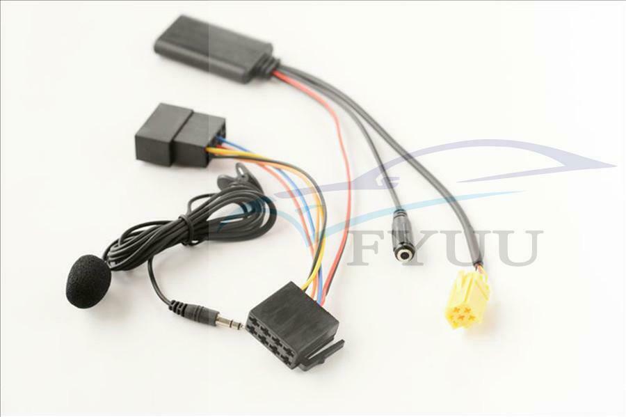 Car Radio Stereo BT AUX-IN Wiring Microphone for Fiat Lancia SMART 451 Alpha