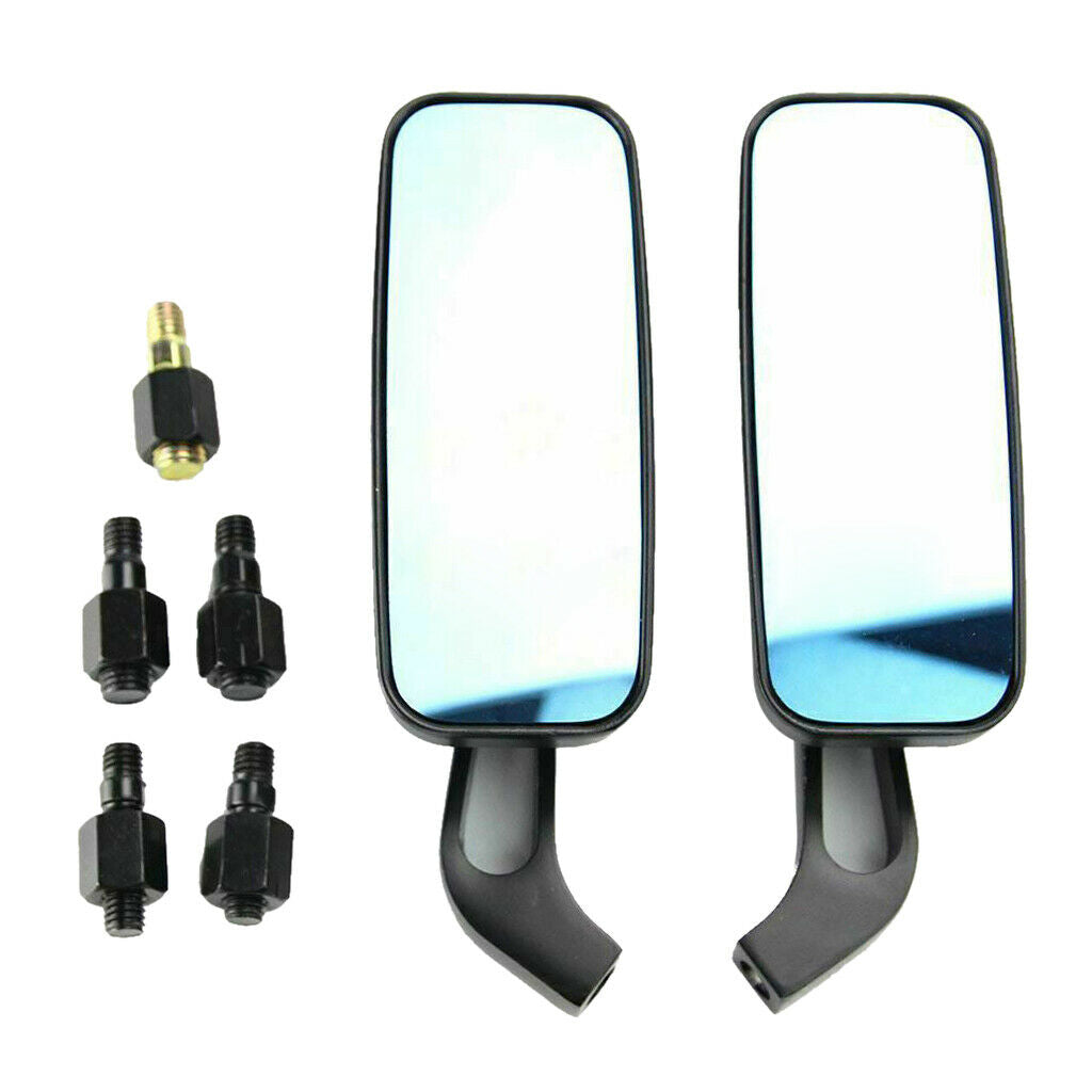 Pairs of Universal Motorcycle Rearview Side Mirrors for Sports Bike Choppers