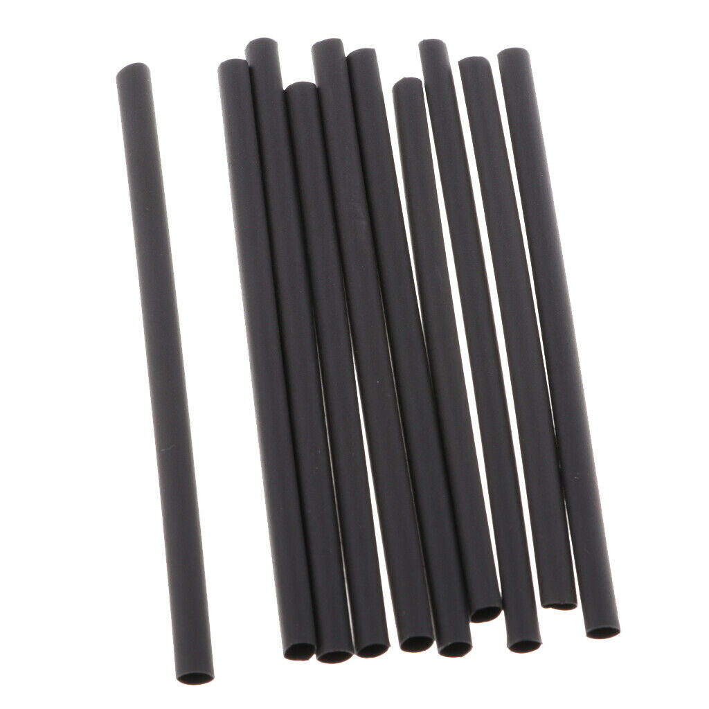10 Pieces Shrink Tube Hose Wrap Cable 3.5 Mm Black