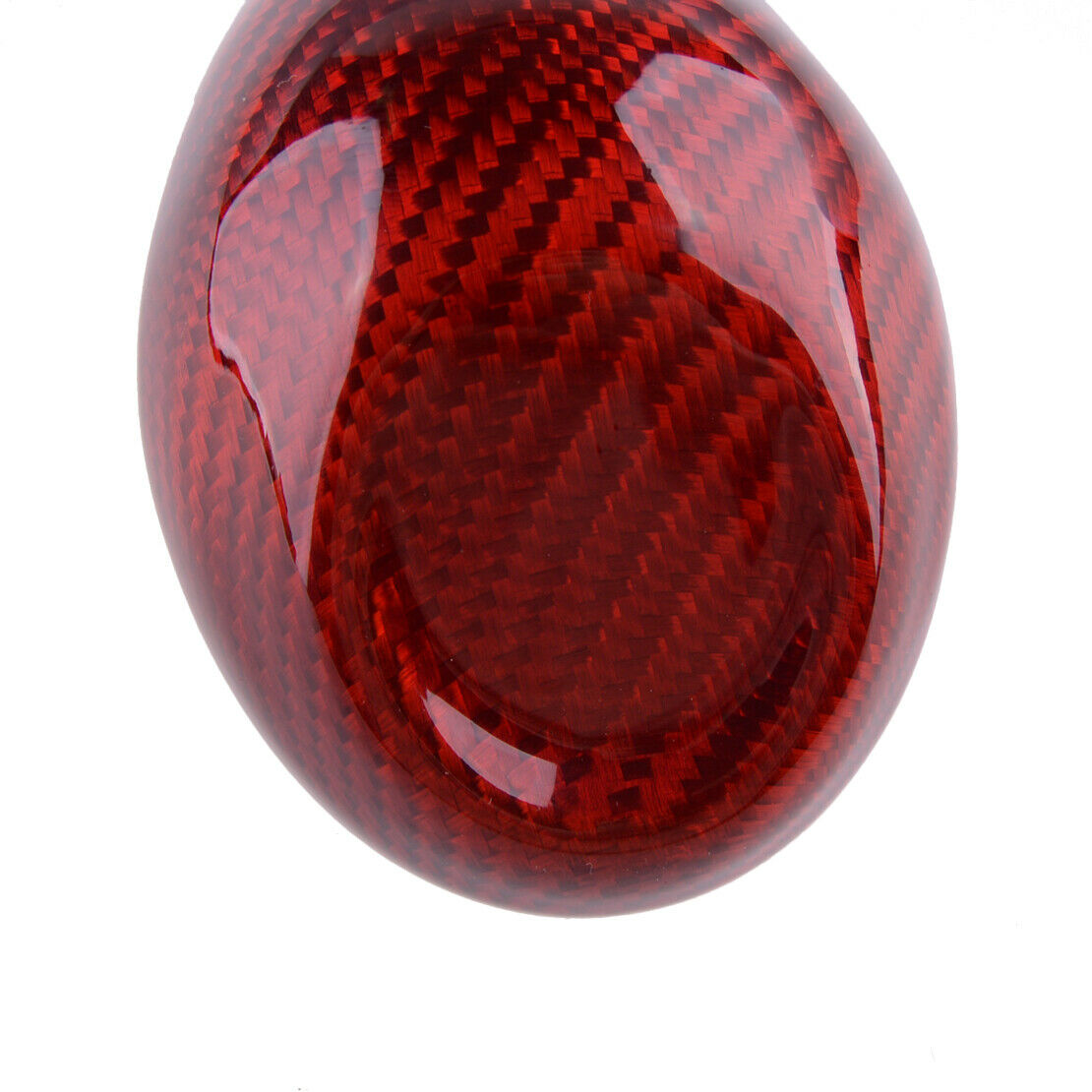 Red Carbon Fiber Gear Shift Knob Cover Trim Fit For Chevrolet Camaro 2016-2020