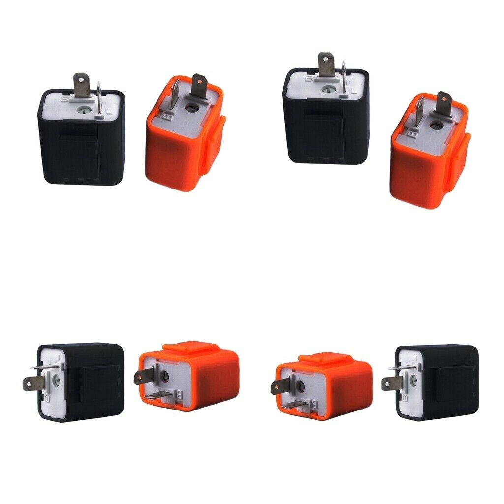 8x Replacement 12V Speed Adjustable LED Turn Signal Indicator Flasher Relay