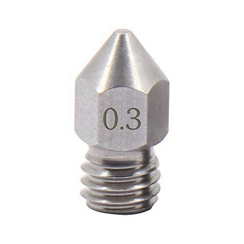 18PCS MK8 Nozzle M6 Threaded Stainless Steel for 1.75mm Filament Creality CR-1X2