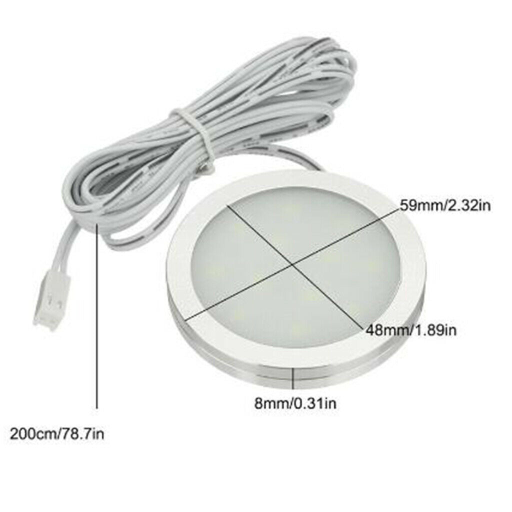 2.5W 12V LED RV Caravan Trailer Boat Interior Ceiling Light Warm White 3000K