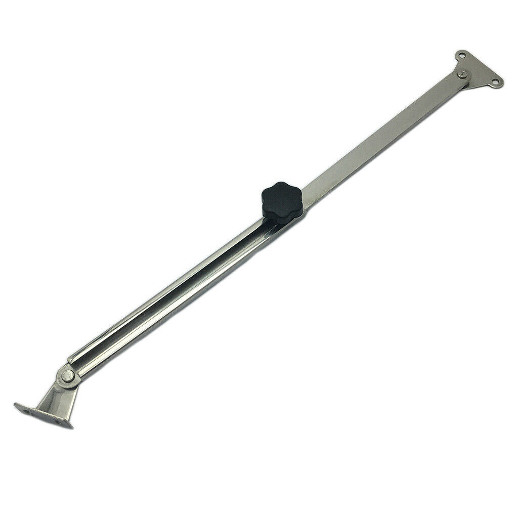 Stainless Steel Telescoping Hatch/Window Adjuster and Stay Support 10"-19