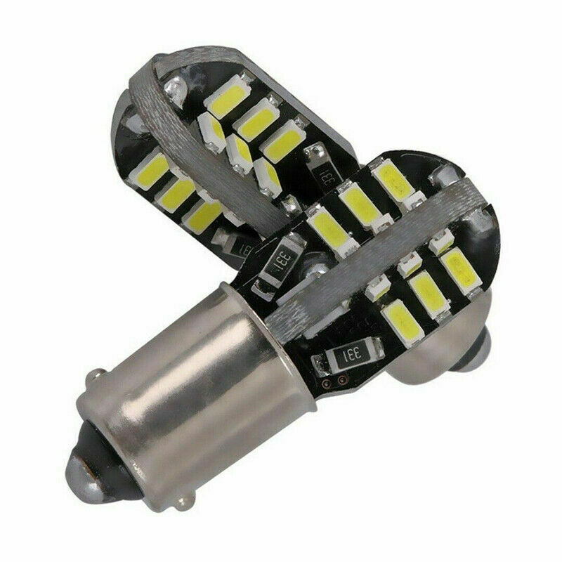 2X T11 T4W 3014 LED BA9S Car Side Light Bulb  24 SMD Interior Lamp White 12V 2W