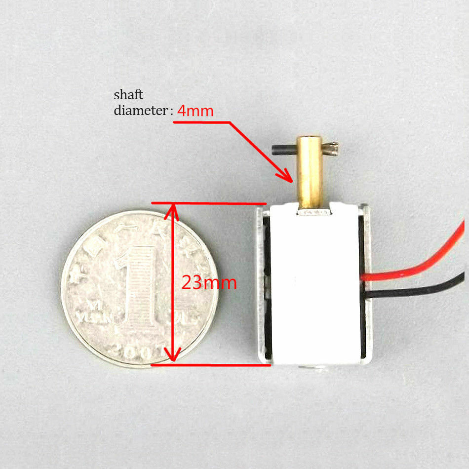 1PCS 5V-12V Push-Pull Type Solenoid Electromagnet Micro Self-holding Magnet
