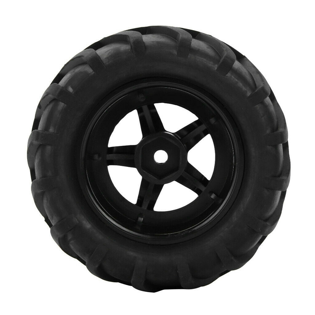 2pcs Racing Car Rubber Wheel Hub Grip Tires for 1/16