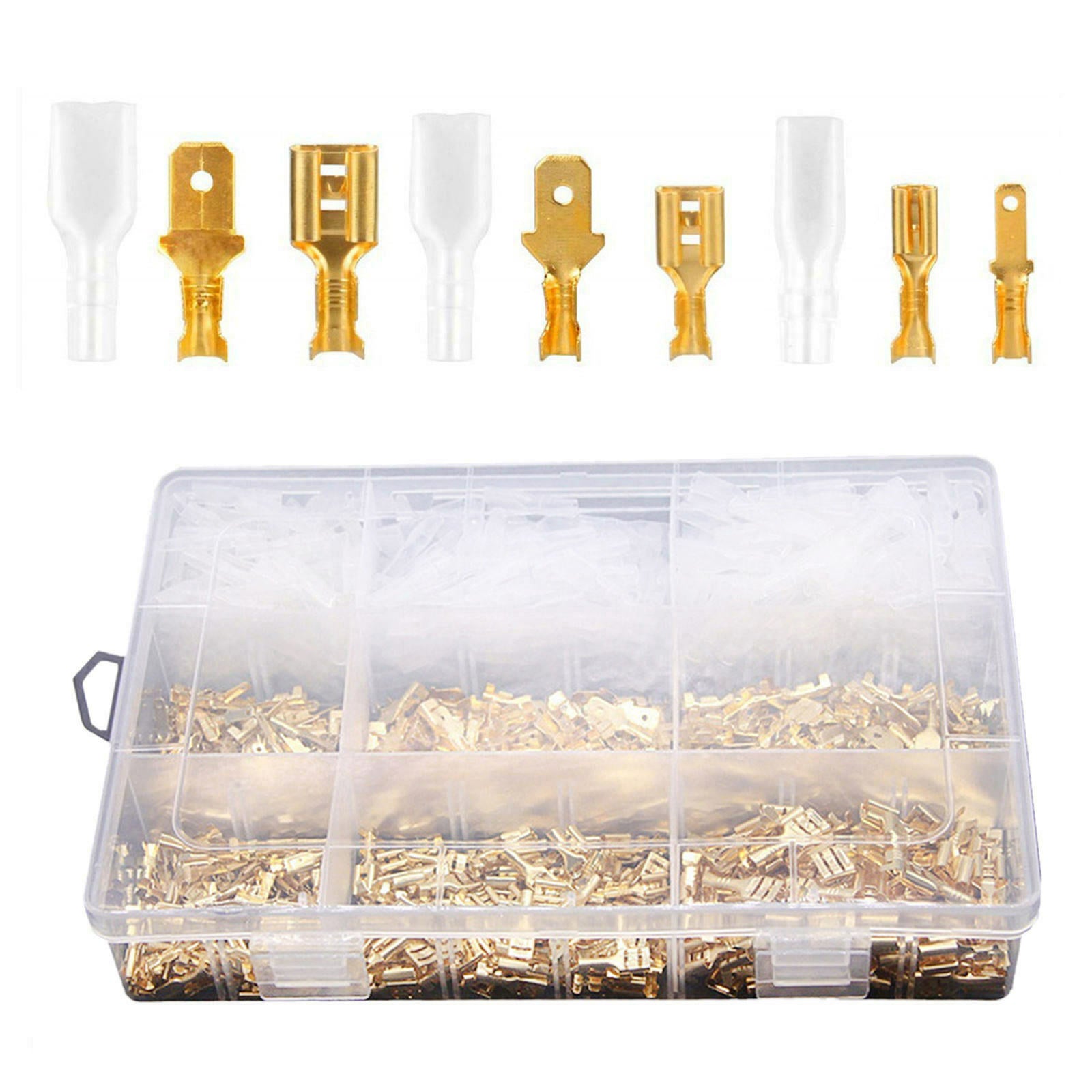 900x 2.8/4.8/6.3mm Insulated Wire Crimp Sheath for Connector General Quick