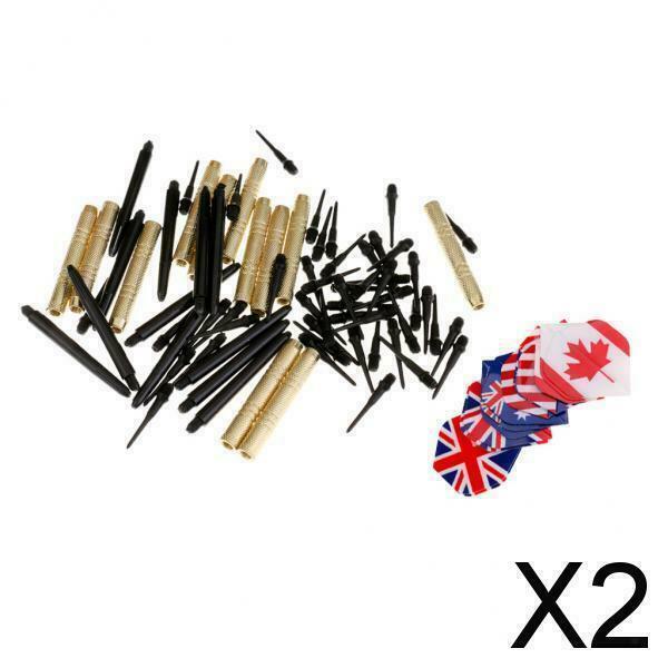 2X Lots 12 Flag Professional Safety Soft Tip Darts Plastic Electronic Games