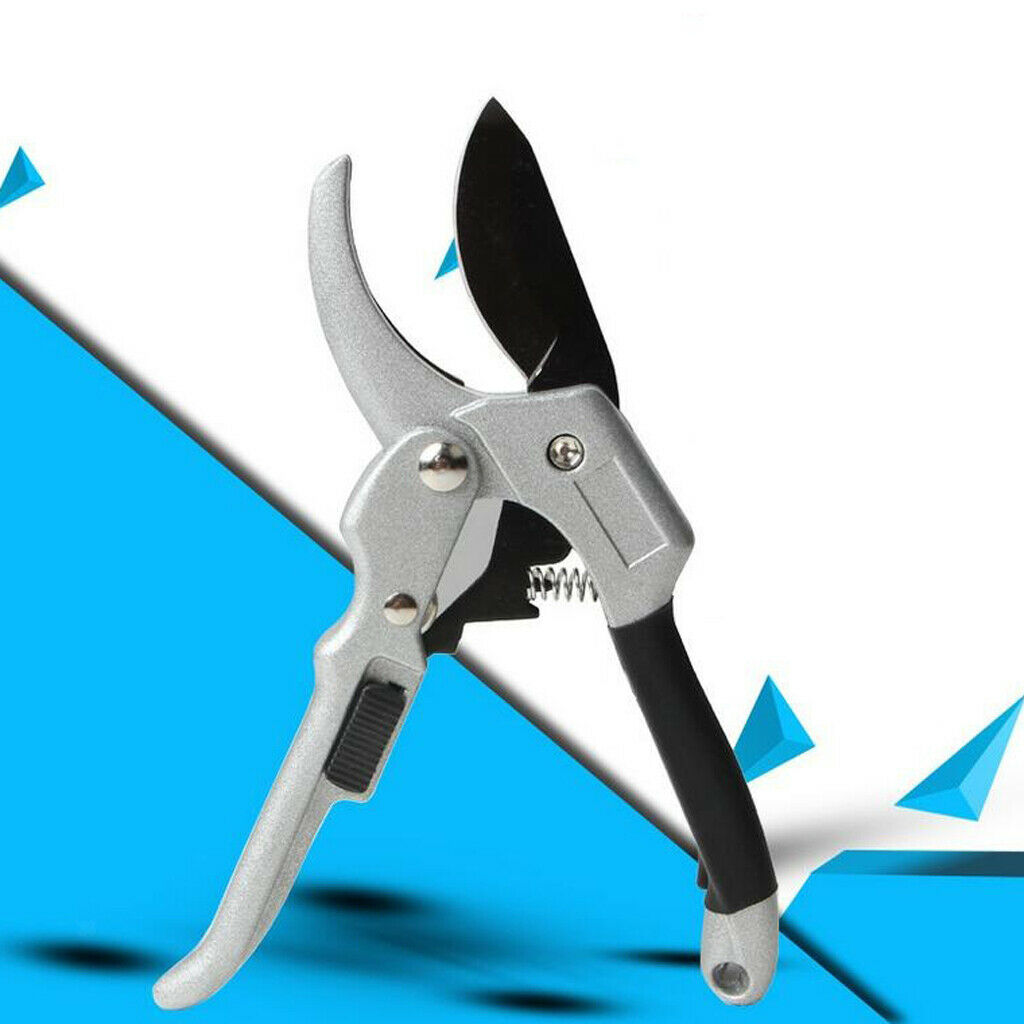 Garden Pruning Shear Curved Plant Scissor Garden Trimmer Labour Saving 200mm