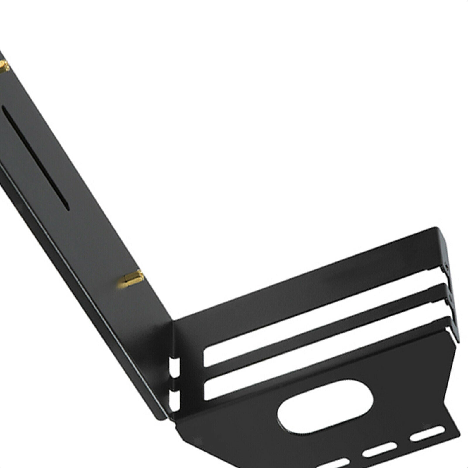 Black PCIe 16X Riser Graphics Card Cable Vertical Bracket Kickstand Kit