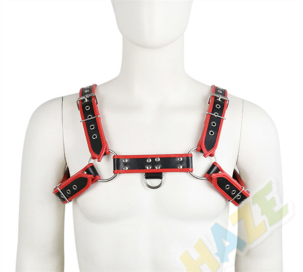 Sexy Men Leather Body Harness Belt Strap Tied Bondage Restraints Flirting New