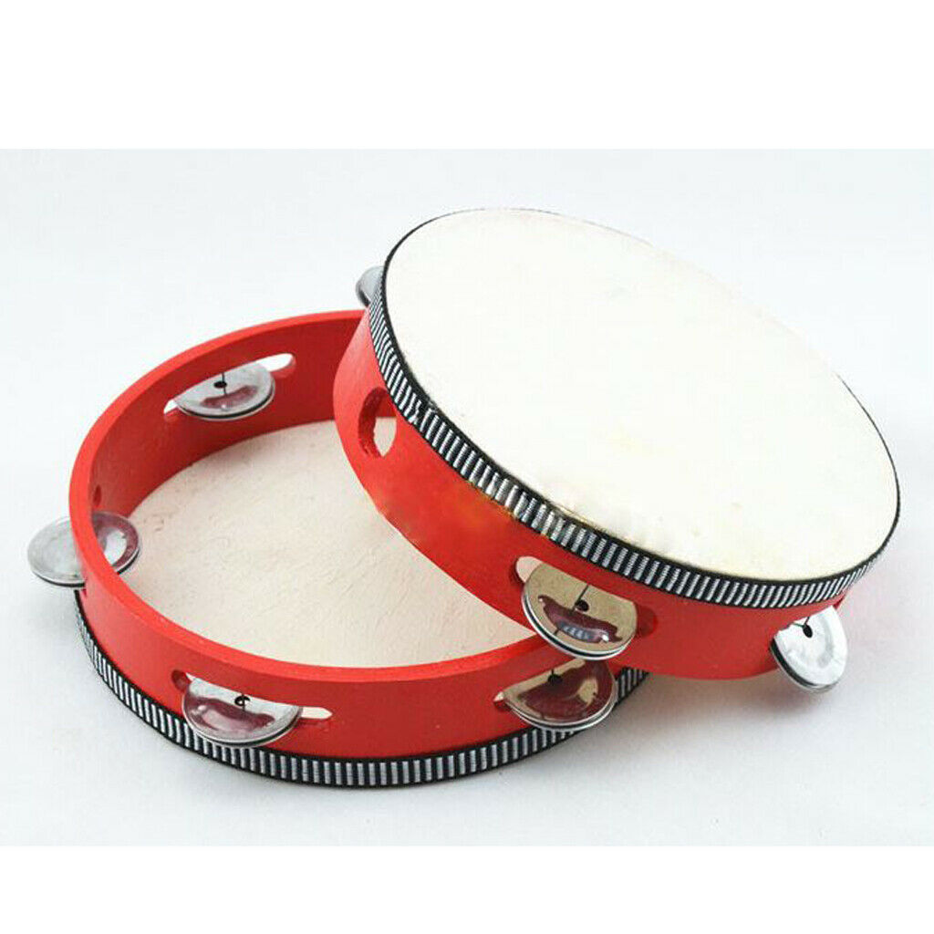 6 inch TAMBOURINE Percussion Drum Tamborine Children Musical Educational