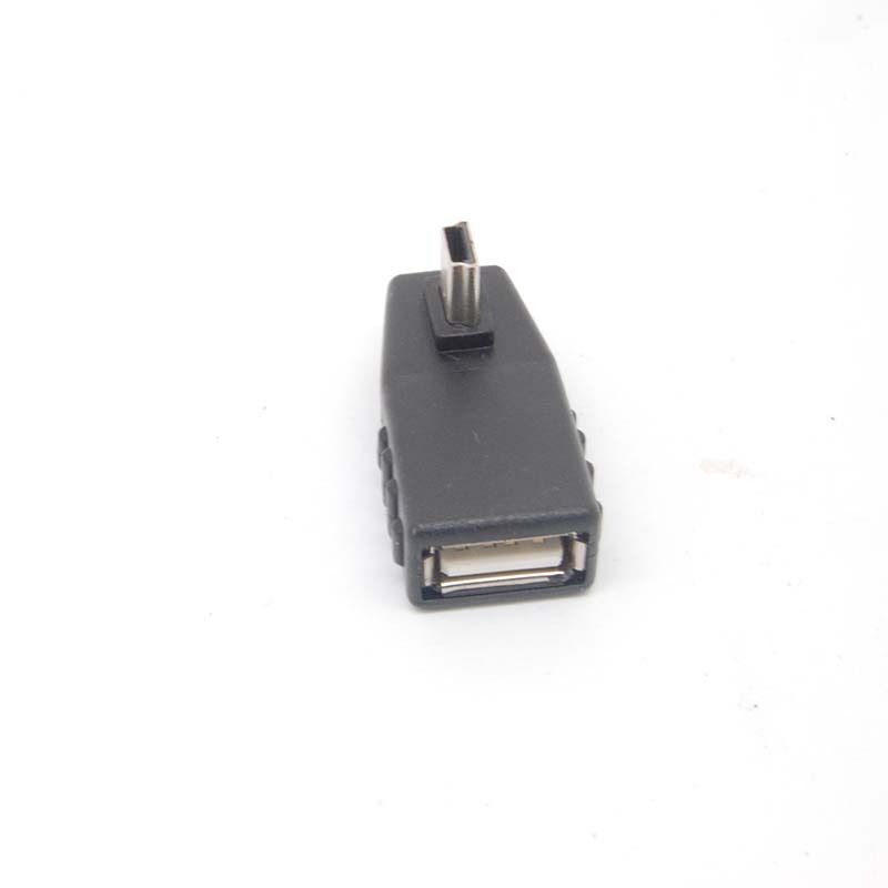 90 Degree right angle A Female to 5-pin B Male Mini USB OTG Host adapter USB2.0