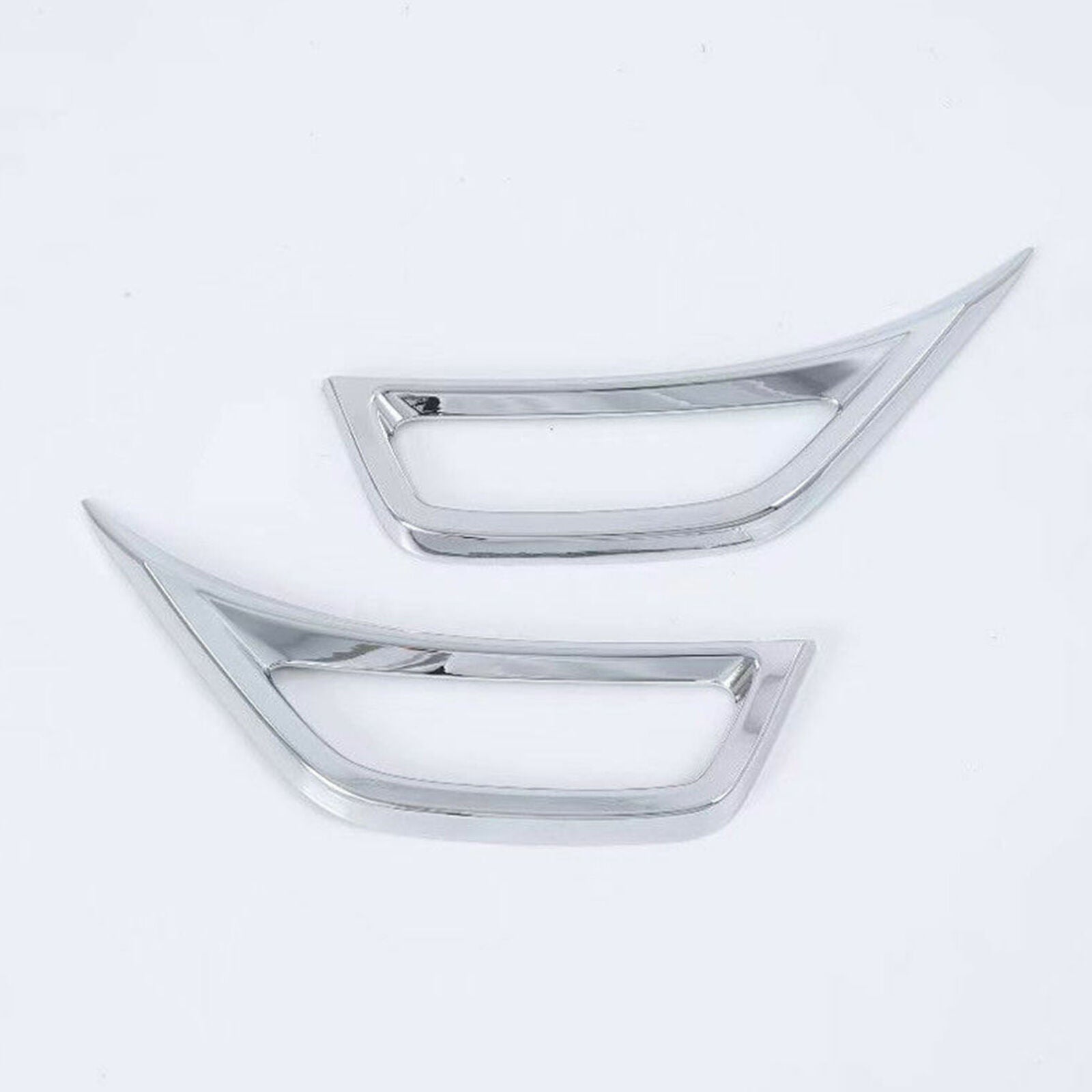 For Jeep Wrangler JL 2018- 2020 Chrome Side Door Air Vent Fender Cover Trim 2pcs