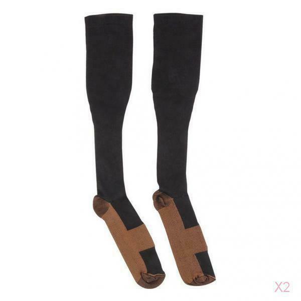 Fashion Magic Soft Unisex  Anti-Fatigue Compression Socks L