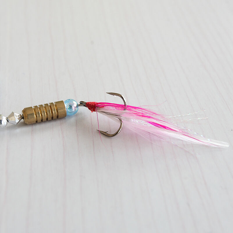 1pc Sinking Lifelike Fishing Lure Paillette Tackle Treble Hook Spinner Bait BDA