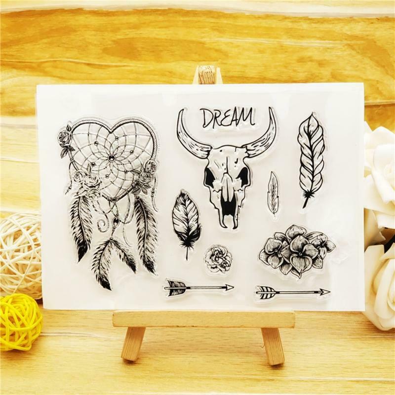 Dreamcatcher Dream Clear Stamps DIY Scrapbookin Embossing Album Paper Card