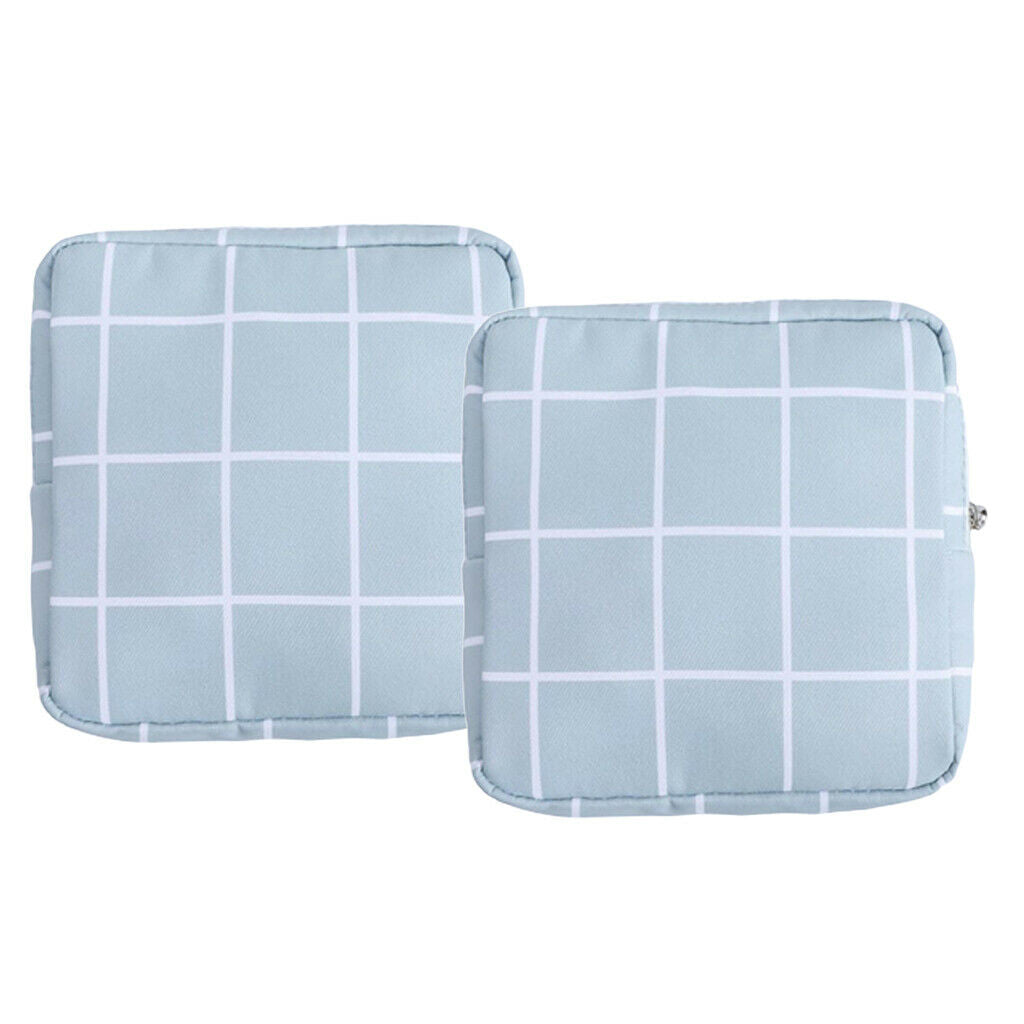 2Pcs Lovely Sanitary Bag Pad Earphones Coin Storage Organizer Girls Lady