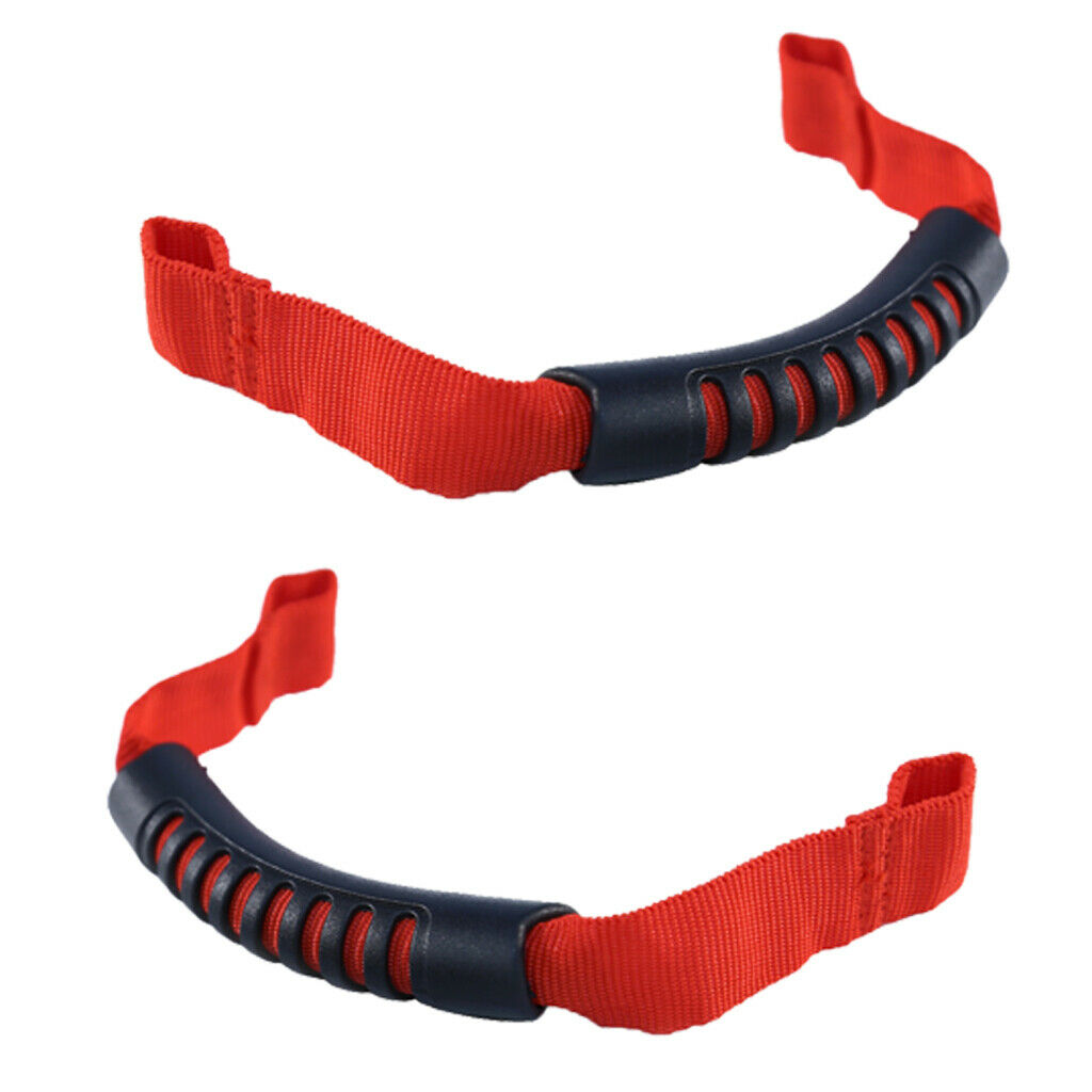 2 Pieces Rear Seat Roller Grab Handle Headrest Handle For