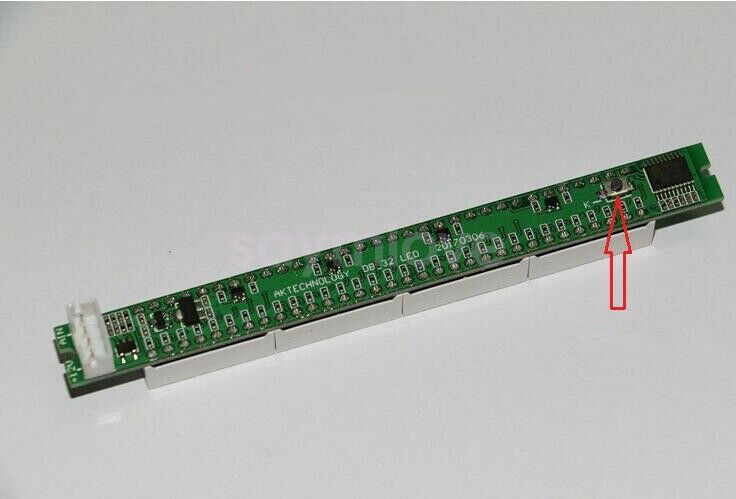 New 32 LED Level Indicator VU Meter Music Sound Audio Display Analyzer