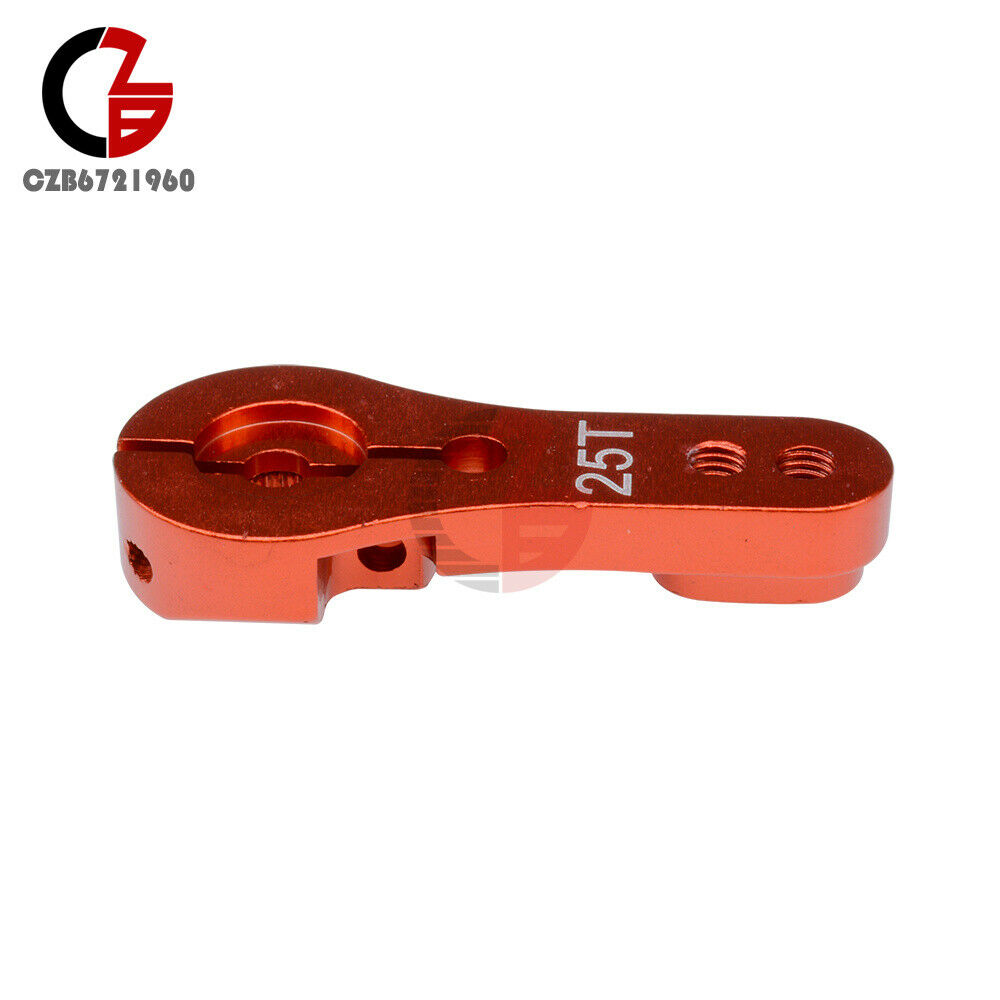 RC Steering Servo Half Arm 25T Big Torque Aluminum Red Fit For Metal MG995 MG996
