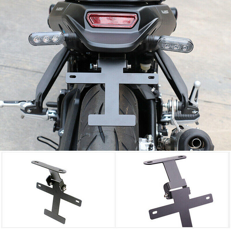 License Plate Bracket Refit Motorcycle Rear Tail Holder Frame Stainless Steel