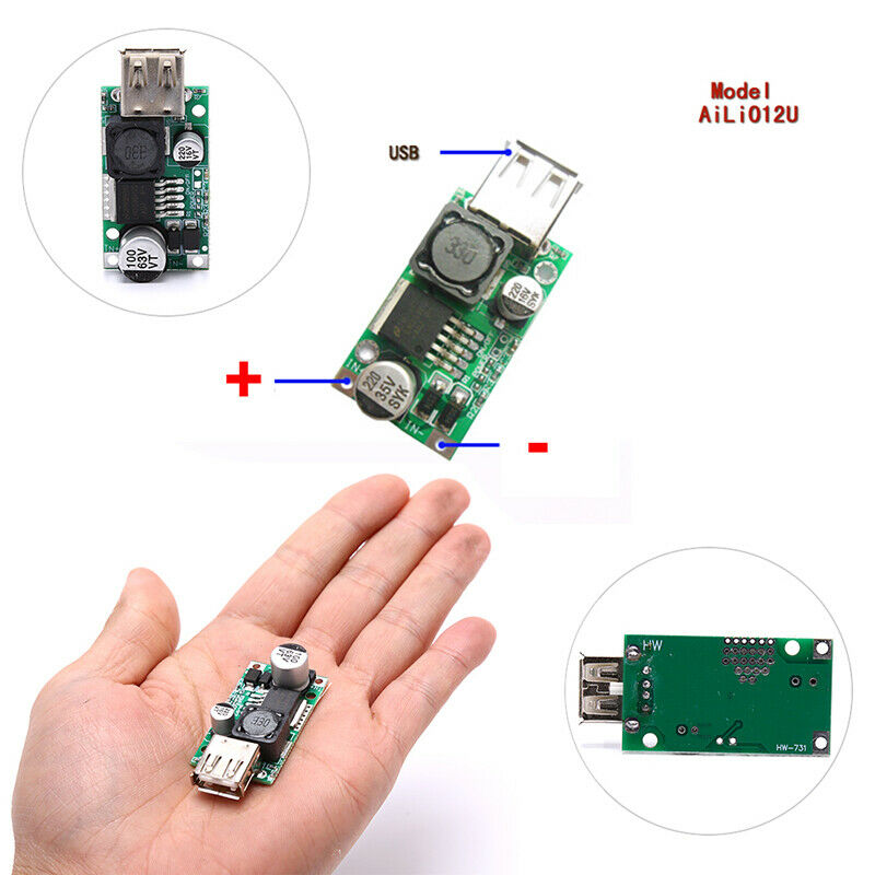 LM2596HV Step Down Converter Module12V/48V To 5V 3A USB Charger ModuleB_Z2 TL