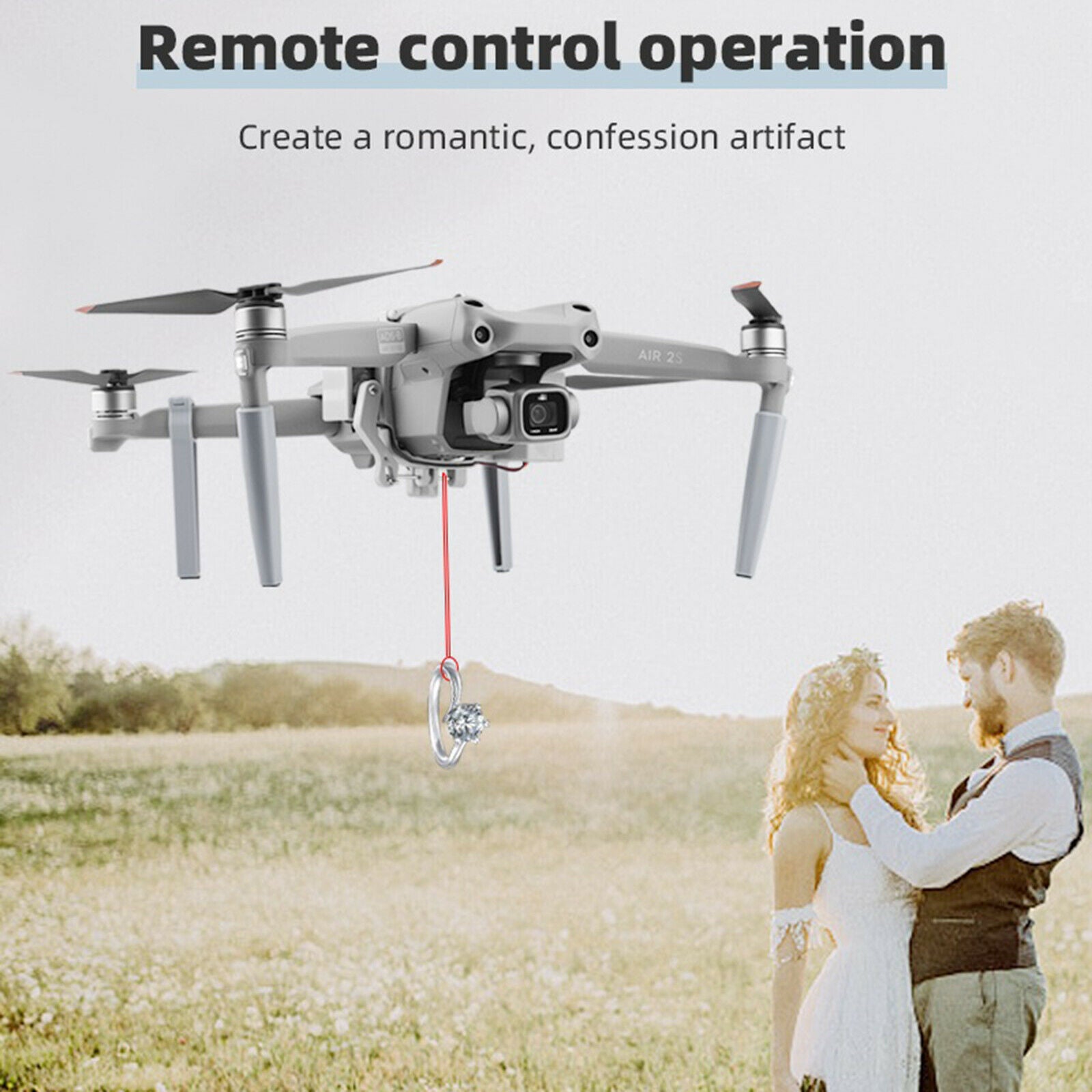 Release Drop Device for DJI AIR 2S Wedding Ring Thrower Easy Use