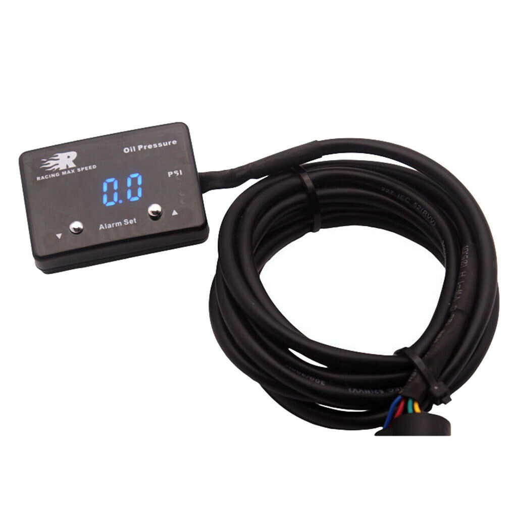 1/8 NPT Pressure Meter Digital Oil Pressure Gauge Oil Press Sensor 0-120PSI