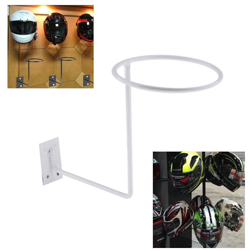 Pack of 4 Metal Helmet Holder Stand Hat Ball Display Storage Rack Hanger