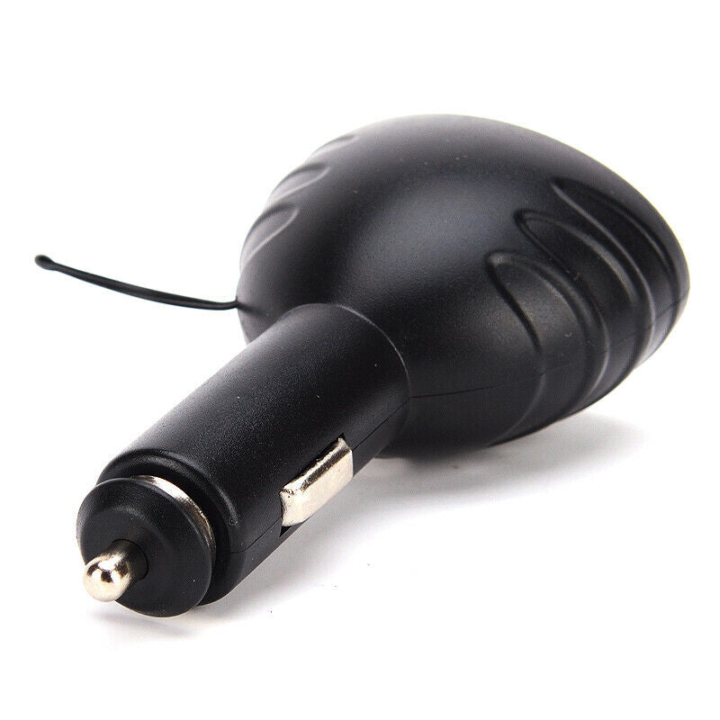 12V/24V 3 in 1 Dual USB Car Phone Charger Adapter LED Display Fast Charging