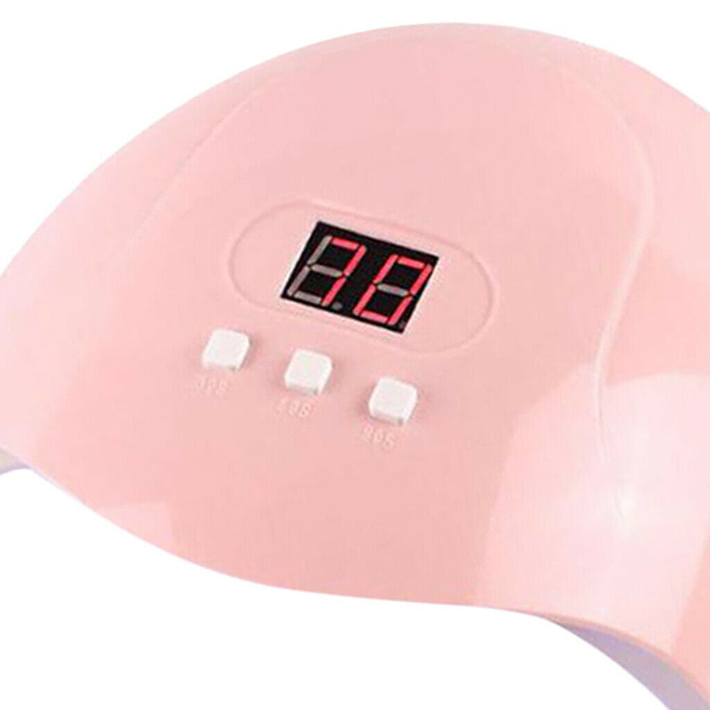 54W LED Nail Dryer UV Lamp Acrylic Gel Pro Fast Curing Manicure Machine