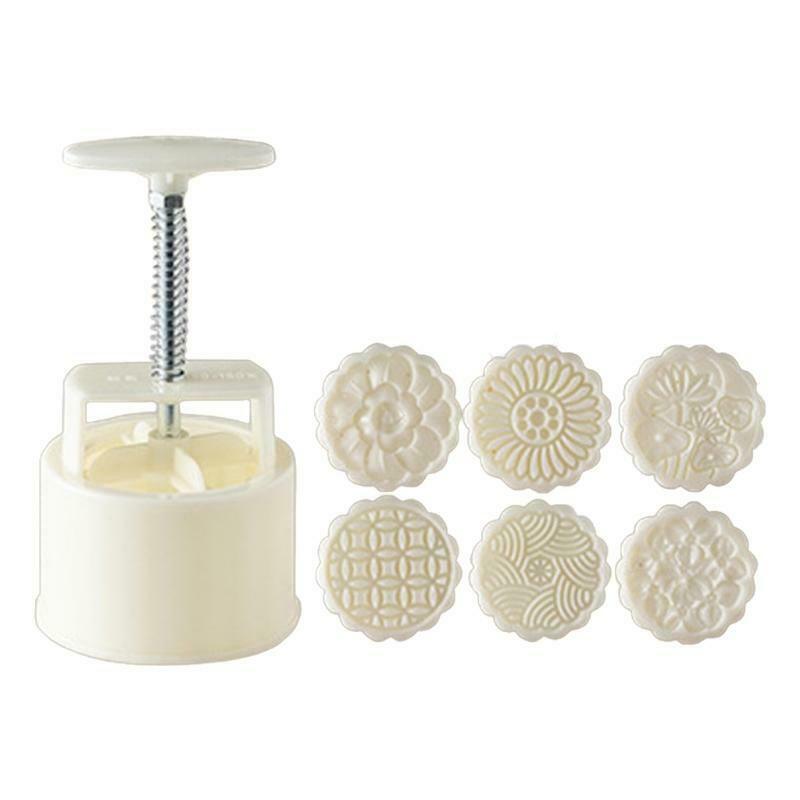 Hand-Pressure Moon Cake Mould Mid Autumn Festival Bath Bombs Food-Grade Plastic