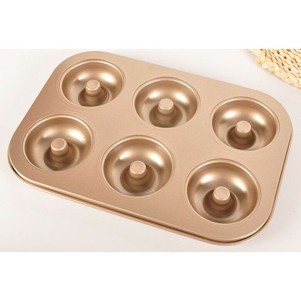 6-Cup Doughnut Making Mold Donut Mould Cake Pan Chocolate DIY Baking Tool