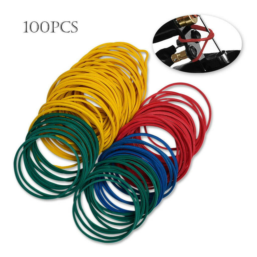 Tattoo Machine Parts,100pcs Tattoo Rubber Bands, 100 pcs Tattoo Grommets,100 pcs