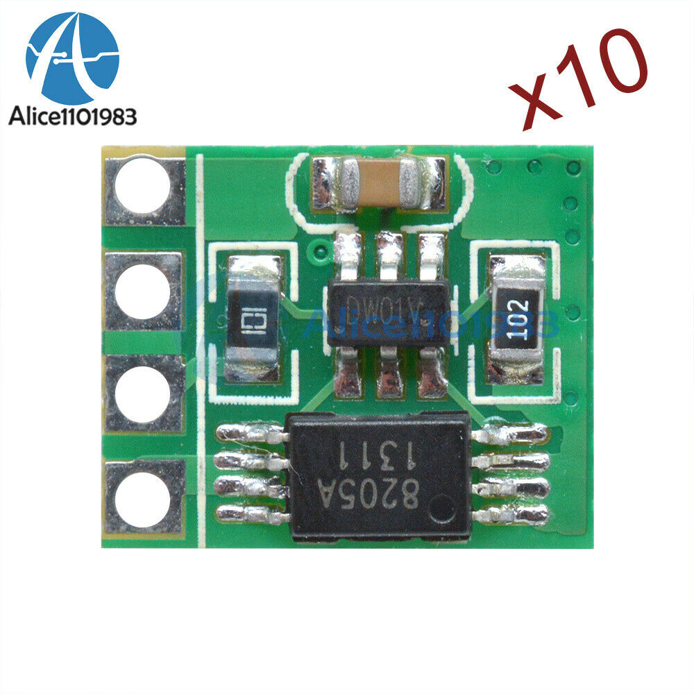 10PCS 3.7V 4.2V 18650 Li-ion Battery Over Discharge Protection Board Charge