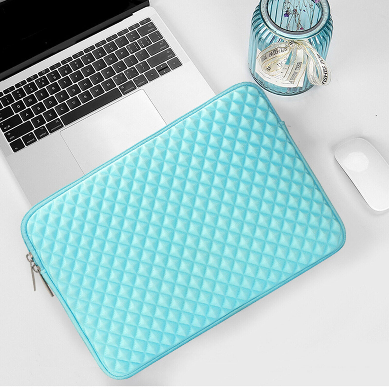 Protective Laptop Sleeve For MacBook Pro With Small Case Blue 14-15inch