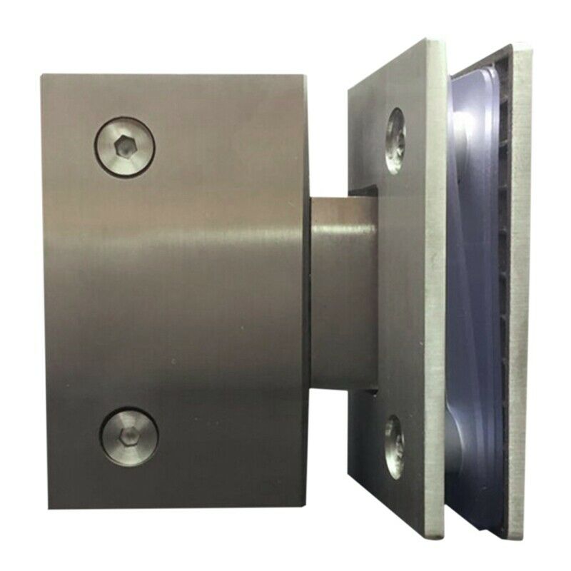 304 Stainless Steel Bathroom Clamp Shower Room Glass Hinge eless Glass Door P7E3