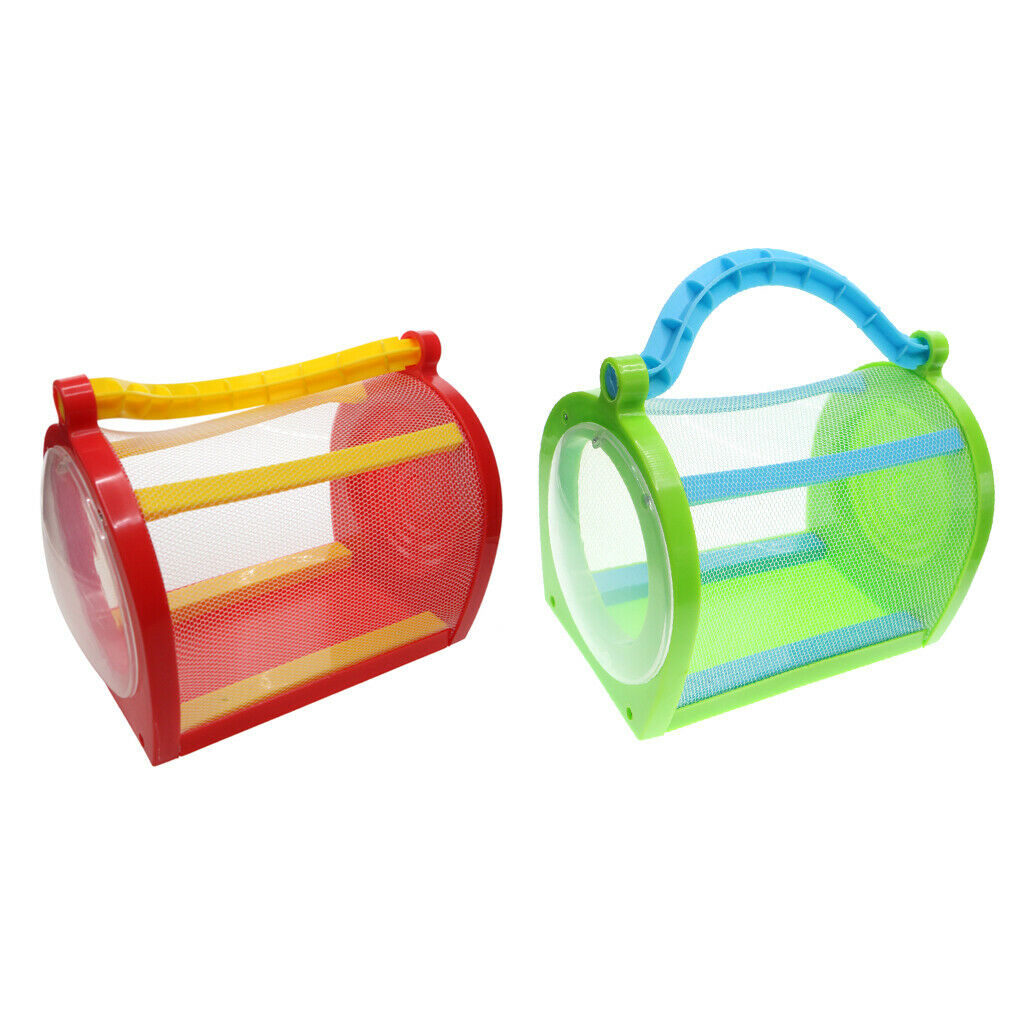 2x Kids Insect House Stick Butterfly Habitat -up Cage House Enclosure Box