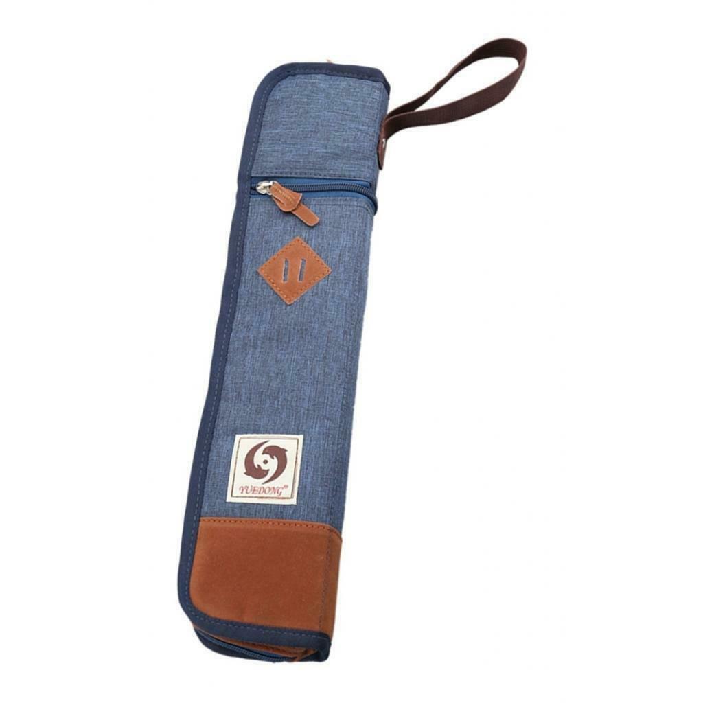 Drum Stick Holder Drumsticks Bag Case Waterproof Oxford Cloth Blue