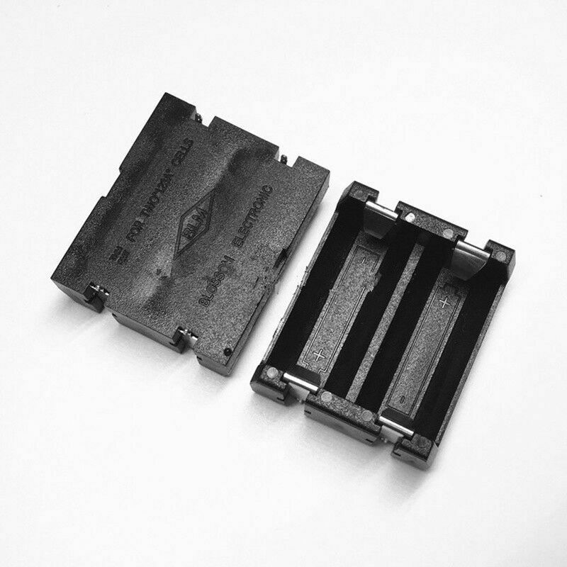 2PCS Plastic Battery Holder Case Box Clip For 2X CR123A 16340 Lithium Battery
