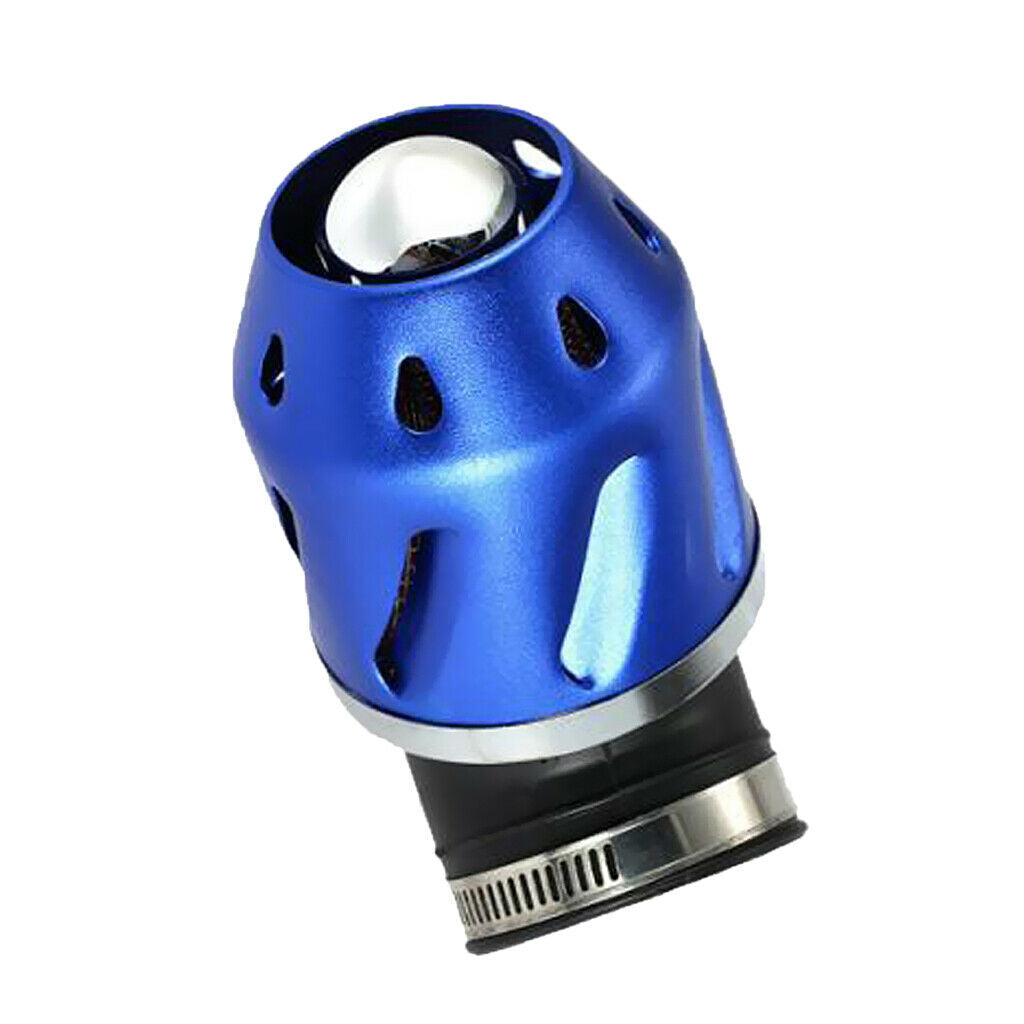 New Air Filter 48mm Intake Pipe 50cc for Motorcycle Bike ATV Scooter Blue