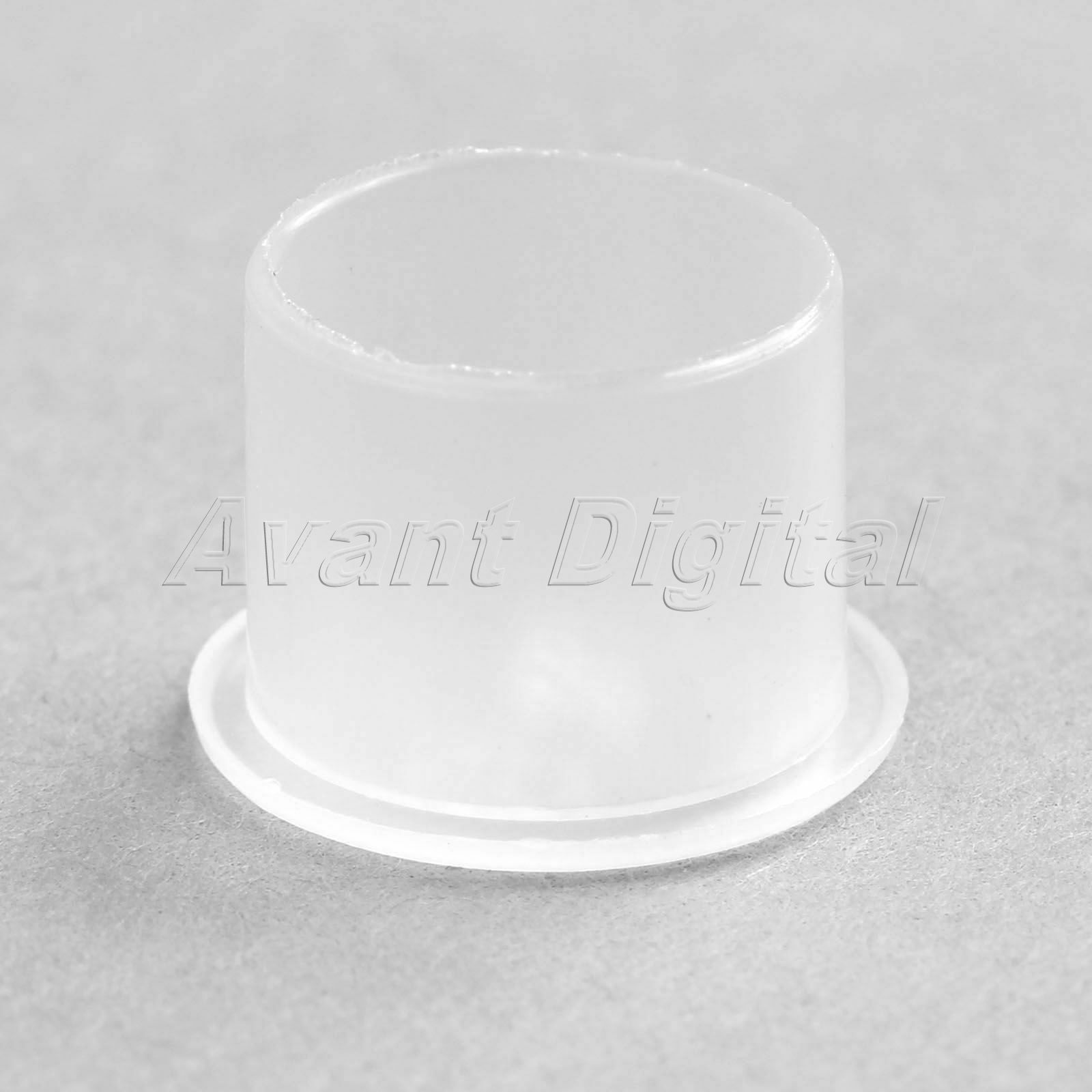 1000Pcs/Pack Disposable Clear White Plastic Tattoo Ink Cups Caps Holder Supply