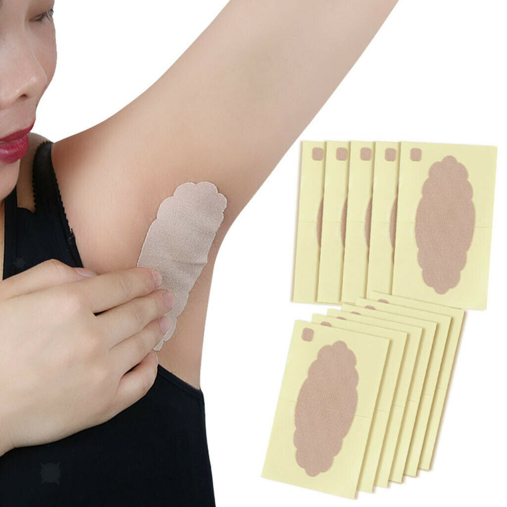 5 Pcs/Pack Underarm Armpit Anti Sweat Pads Stickers Shield Guard Absorbing