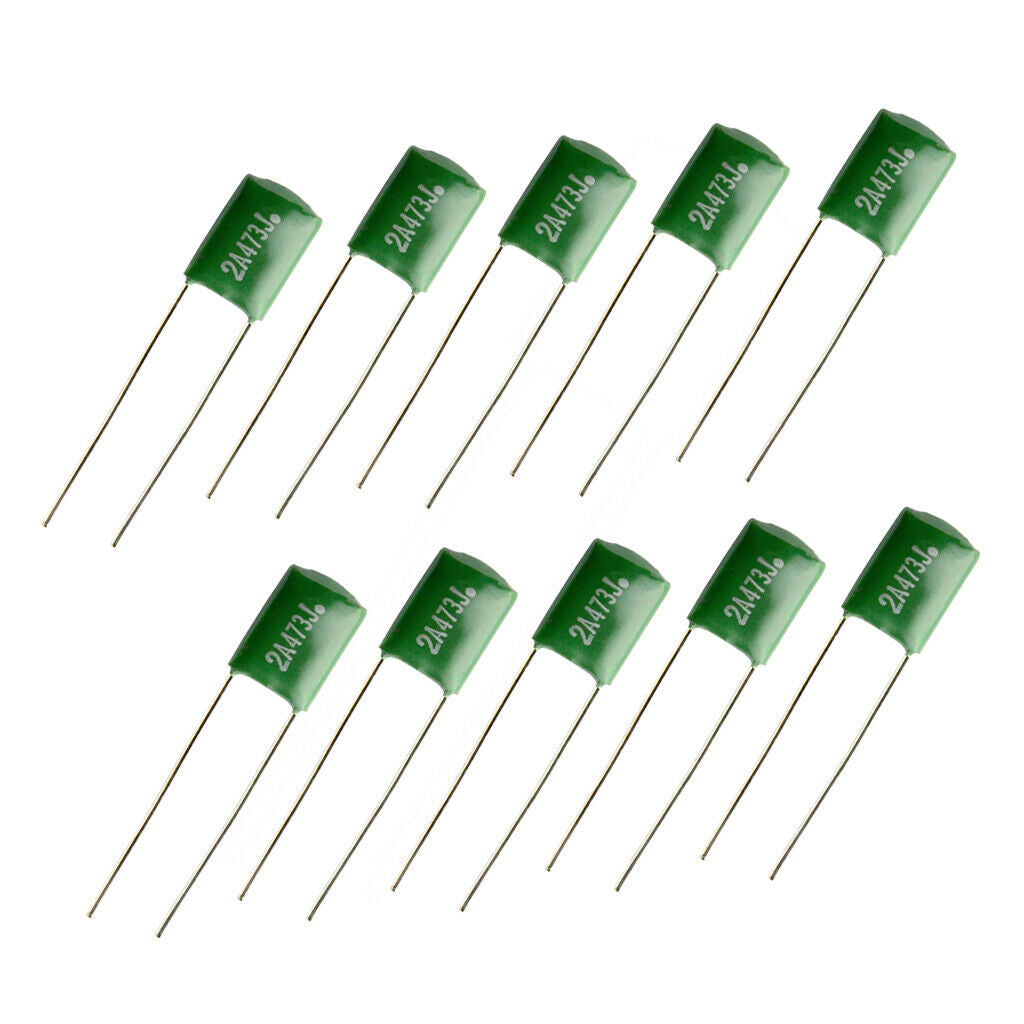 Pack of 10 2A473J Electric Guitars Replacement Tone Caps Capacitors DIY Green