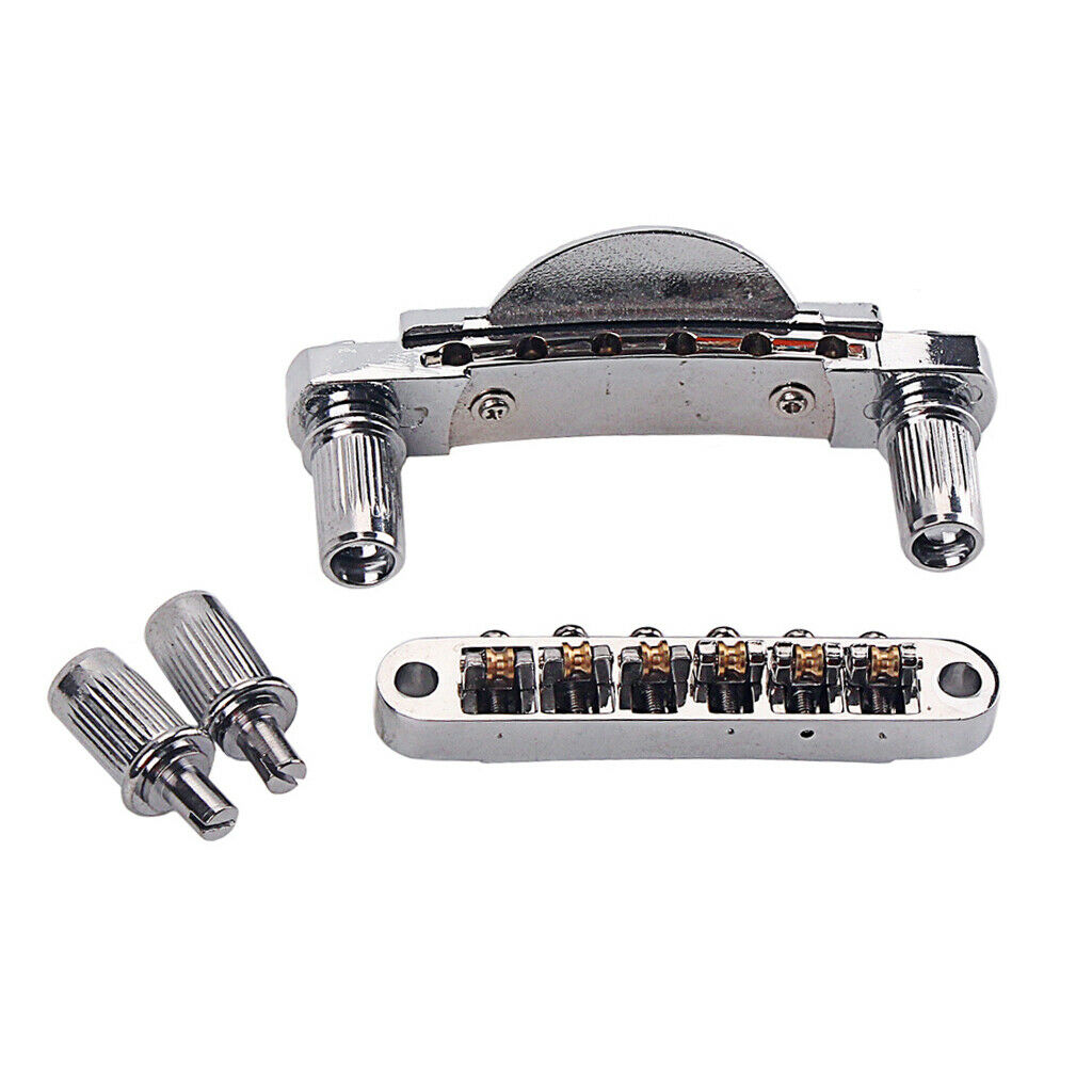 Electric Guitar Tailpiece Bridge Roller Saddle for LP Guitar Accessory